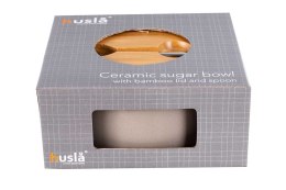 HUSLA CERAMICZNA CUKIERNICA Z ŁYŻECZKĄ HUSLA HYGGE