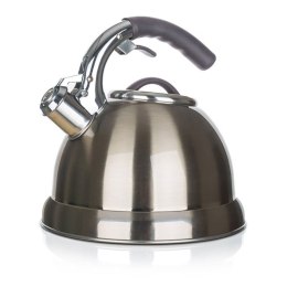 BANQUET CZAJNIK 2,7L Z GWIZDKIEM BANQUET METALLIC PLATINUM