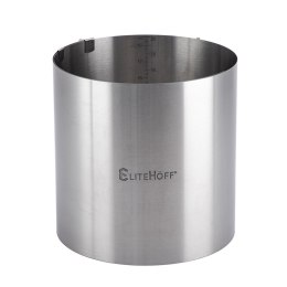 ELITEHOFF REGULOWANA TORTOWNICA RANT OBRĘCZ 20cm DO TORTÓW E-8110