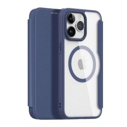 Dux Ducis DUX DUCIS Skin X Pro - futerał z klapką kompatybilny z MagSafe do Apple iPhone 15 Pro Max niebieski
