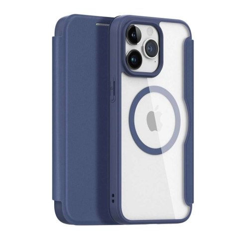Dux Ducis DUX DUCIS Skin X Pro - futerał z klapką kompatybilny z MagSafe do Apple iPhone 15 Pro Max niebieski Dux Ducis DUX DUCIS Skin X Pro - futerał z klapką kompatybilny z MagSafe do Apple iPhone 15 Pro Max niebieski