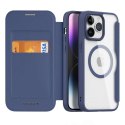 Dux Ducis DUX DUCIS Skin X Pro - futerał z klapką kompatybilny z MagSafe do Apple iPhone 15 Pro Max niebieski