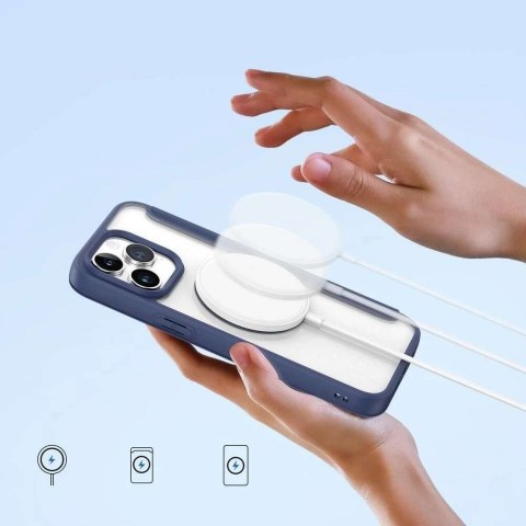 Dux Ducis DUX DUCIS Skin X Pro - futerał z klapką kompatybilny z MagSafe do Apple iPhone 15 Pro Max niebieski Dux Ducis DUX DUCIS Skin X Pro - futerał z klapką kompatybilny z MagSafe do Apple iPhone 15 Pro Max niebieski