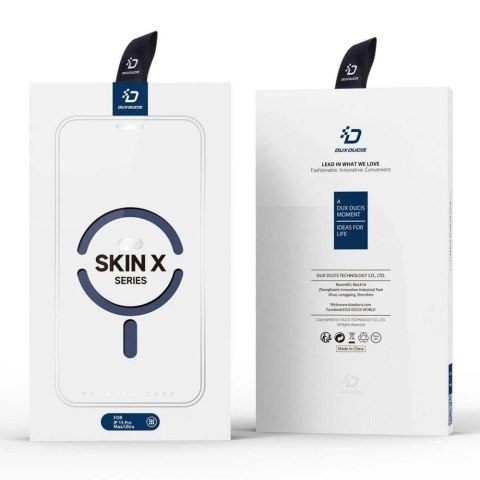 Dux Ducis DUX DUCIS Skin X Pro - futerał z klapką kompatybilny z MagSafe do Apple iPhone 15 Pro Max niebieski Dux Ducis DUX DUCIS Skin X Pro - futerał z klapką kompatybilny z MagSafe do Apple iPhone 15 Pro Max niebieski