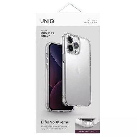 UNIQ Etui UNIQ LifePro Xtreme do iPhone 15 Pro Max 6.7" przeźroczysty/crystal clear UNIQ Etui UNIQ LifePro Xtreme do iPhone 15 Pro Max 6.7" przeźroczysty/crystal clear