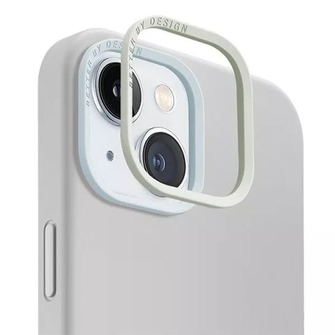 UNIQ Etui UNIQ Lino Hue do iPhone 15 6.1" Magclick Charging jasnoszary/chalk grey UNIQ Etui UNIQ Lino Hue do iPhone 15 6.1" Magclick Charging jasnoszary/chalk grey