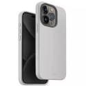 UNIQ Etui UNIQ Lino Hue do iPhone 15 Pro 6.1" Magclick Charging jasnoszary/chalk grey