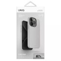 UNIQ Etui UNIQ Lino Hue do iPhone 15 Pro 6.1" Magclick Charging jasnoszary/chalk grey
