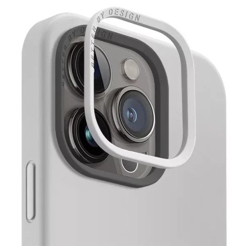 UNIQ Etui UNIQ Lino Hue do iPhone 15 Pro 6.1" Magclick Charging jasnoszary/chalk grey UNIQ Etui UNIQ Lino Hue do iPhone 15 Pro 6.1" Magclick Charging jasnoszary/chalk grey