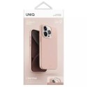 UNIQ Etui UNIQ Lino Hue do iPhone 15 Pro 6.1" Magclick Charging różowy/blush pink