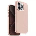 UNIQ Etui UNIQ Lino Hue do iPhone 15 Pro 6.1" Magclick Charging różowy/blush pink