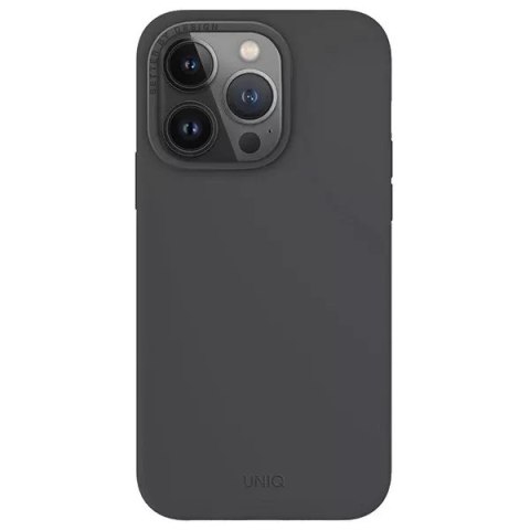 UNIQ Etui UNIQ Lino Hue do iPhone 15 Pro 6.1" Magclick Charging szary/charcoal grey UNIQ Etui UNIQ Lino Hue do iPhone 15 Pro 6.1" Magclick Charging szary/charcoal grey