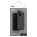 UNIQ Etui UNIQ Lino Hue do iPhone 15 Pro 6.1" Magclick Charging szary/charcoal grey