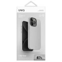 UNIQ Etui UNIQ Lino Hue do iPhone 15 Pro Max 6.7" Magclick Charging jasnoszary/chalk grey