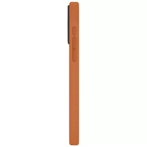UNIQ Etui UNIQ Lino Hue do iPhone 15 Pro Max 6.7" Magclick Charging pomarańczowy/sunset orange UNIQ Etui UNIQ Lino Hue do iPhone 15 Pro Max 6.7" Magclick Charging pomarańczowy/sunset orange