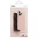 UNIQ Etui UNIQ Lino Hue do iPhone 15 Pro Max 6.7" Magclick Charging różowy/blush pink