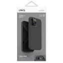 UNIQ Etui UNIQ Lino Hue do iPhone 15 Pro Max 6.7" Magclick Charging szary/charcoal grey