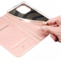 Dux Ducis Etui do iPhone 15 Pro pokrowiec z klapką i portfelem Dux Ducis Skin Pro - różowe