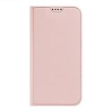Dux Ducis Etui do iPhone 15 Pro pokrowiec z klapką i portfelem Dux Ducis Skin Pro - różowe