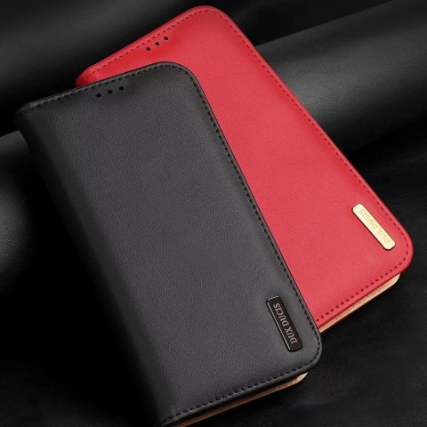 Dux Ducis Etui portfel z blokadą RFID do iPhone 15 Plus Dux Ducis Hivo - brązowe Dux Ducis Etui portfel z blokadą RFID do iPhone 15 Plus Dux Ducis Hivo - brązowe