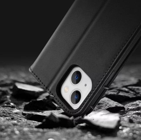 Dux Ducis Etui portfel z blokadą RFID do iPhone 15 Plus Dux Ducis Hivo - brązowe Dux Ducis Etui portfel z blokadą RFID do iPhone 15 Plus Dux Ducis Hivo - brązowe