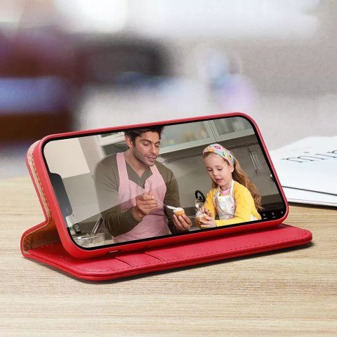 Dux Ducis Etui portfel z blokadą RFID do iPhone 15 Plus Dux Ducis Hivo - brązowe Dux Ducis Etui portfel z blokadą RFID do iPhone 15 Plus Dux Ducis Hivo - brązowe