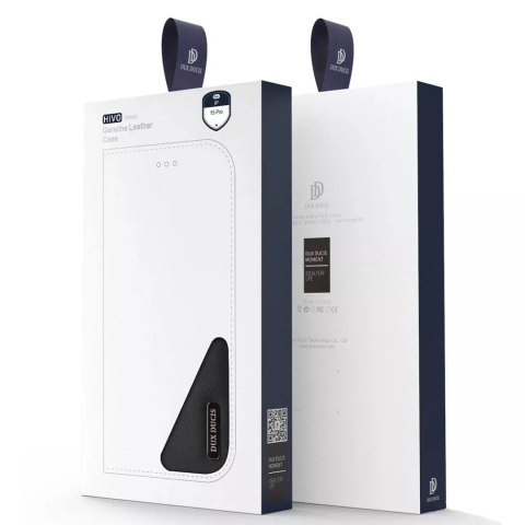Dux Ducis Etui portfel z blokadą RFID do iPhone 15 Plus Dux Ducis Hivo - brązowe Dux Ducis Etui portfel z blokadą RFID do iPhone 15 Plus Dux Ducis Hivo - brązowe
