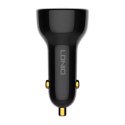 LDNIO Ładowarka samochodowa LDNIO C101, USB + USB-C, 100W + kabel USB-C do Lightning (czarna)
