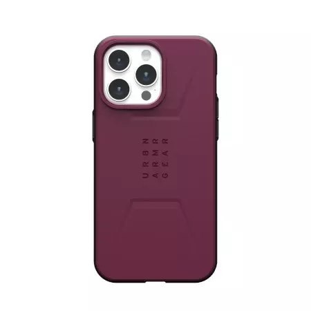 UAG Etui UAG Civilian Magsafe - obudowa ochronna do iPhone 15 Pro Max (bordeaux) UAG Etui UAG Civilian Magsafe - obudowa ochronna do iPhone 15 Pro Max (bordeaux)