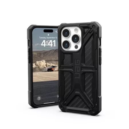 UAG Etui UAG Monarch - obudowa ochronna do iPhone 15 Pro (carbon fiber) UAG Etui UAG Monarch - obudowa ochronna do iPhone 15 Pro (carbon fiber)