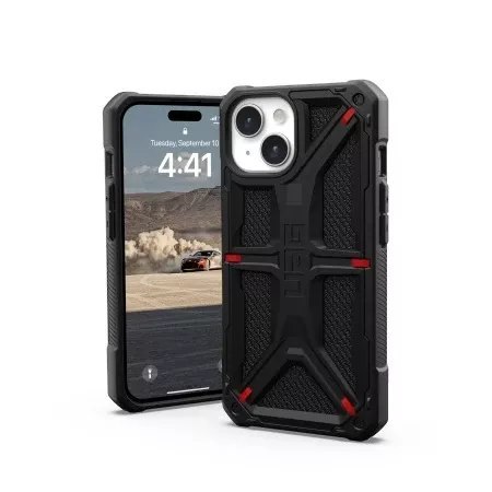 UAG Etui UAG Monarch - obudowa ochronna do iPhone 15 (kevlar black) UAG Etui UAG Monarch - obudowa ochronna do iPhone 15 (kevlar black)