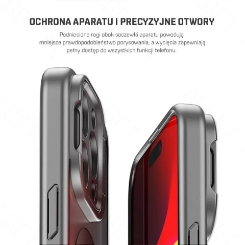 Rock Etui ROCK Guard MagSafe Stand Etui do iPhone 15 Pro Max Rock Etui ROCK Guard MagSafe Stand Etui do iPhone 15 Pro Max