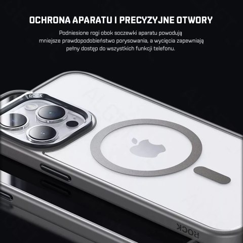 Rock Etui ROCK Shield MagSafe Etui Case do iPhone 15 Pro Rock Etui ROCK Shield MagSafe Etui Case do iPhone 15 Pro