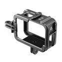 Telesin Alumuniowa obudowa zabezpieczająca Telesin do GoPro Hero 11 / 10 / 9 z uchwytem pionowym
