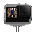 Telesin Alumuniowa obudowa zabezpieczająca Telesin do GoPro Hero 11 / 10 / 9 z uchwytem pionowym