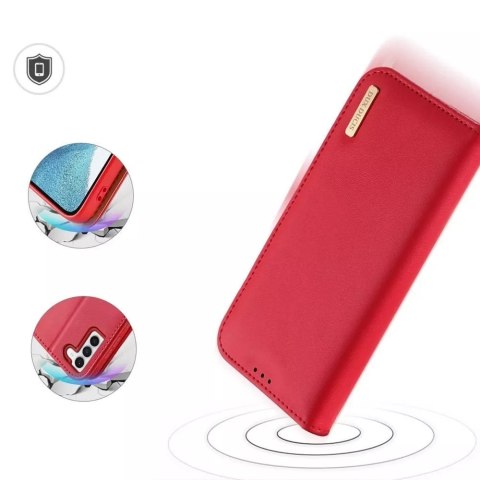 Dux Ducis Etui DUX DUCIS Hivo - skórzane etui portfelik do Samsung Galaxy S24 Plus czerwone Dux Ducis Etui DUX DUCIS Hivo - skórzane etui portfelik do Samsung Galaxy S24 Plus czerwone