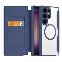 Dux Ducis Etui Dux Ducis Skin X Pro do Samsung S24 Ultra z magnetycznym ringiem i klapką - niebieskie