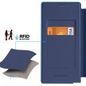 Dux Ducis Etui Dux Ducis Skin X Pro do Samsung S24 Ultra z magnetycznym ringiem i klapką - niebieskie