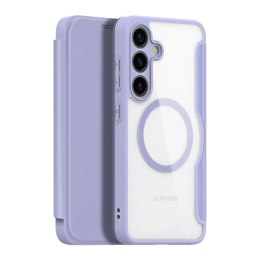 Dux Ducis Etui Dux Ducis Skin X Pro do Samsung S24+ z magnetycznym ringiem i klapką - fioletowe