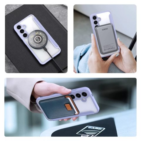 Dux Ducis Etui Dux Ducis Skin X Pro do Samsung S24+ z magnetycznym ringiem i klapką - fioletowe Dux Ducis Etui Dux Ducis Skin X Pro do Samsung S24+ z magnetycznym ringiem i klapką - fioletowe