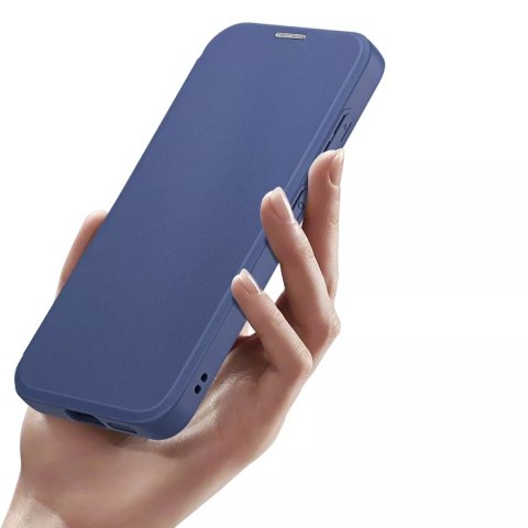 Dux Ducis Etui Dux Ducis Skin X Pro do Samsung S24 z magnetycznym ringiem i klapką - niebieskie Dux Ducis Etui Dux Ducis Skin X Pro do Samsung S24 z magnetycznym ringiem i klapką - niebieskie
