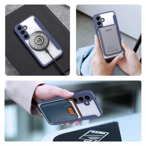 Dux Ducis Etui Dux Ducis Skin X Pro do Samsung S24 z magnetycznym ringiem i klapką - niebieskie Dux Ducis Etui Dux Ducis Skin X Pro do Samsung S24 z magnetycznym ringiem i klapką - niebieskie