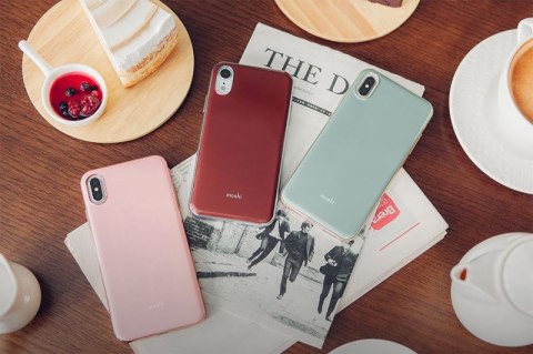 Moshi iGlaze - Etui iPhone Xs Max (Taupe Pink) Moshi iGlaze - Etui iPhone Xs Max (Taupe Pink)