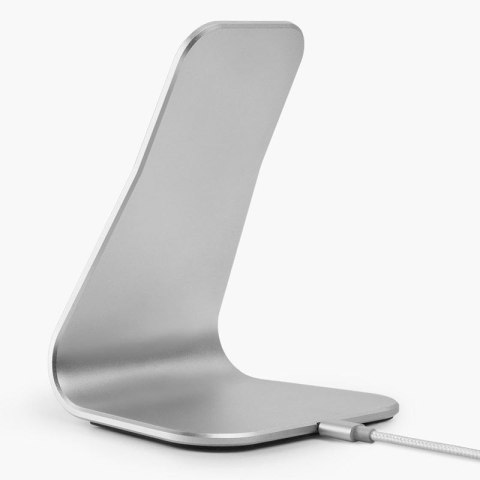 XVIDA (POWER 2) Wireless Charging Desk Stand - Ładowarka indukcyjna Qi 7.5W na biurko, aluminium (srebrny) XVIDA (POWER 2) Wireless Charging Desk Stand - Ładowarka indukcyjna Qi 7.5W na biurko, aluminium (srebrny)