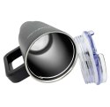 KAMILLE STALOWY KUBEK TERMICZNY TERMOS 1200ml Z RĄCZKĄ I SŁOMKĄ KM-2172