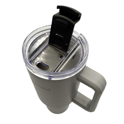 KAMILLE STALOWY KUBEK TERMICZNY TERMOS 1200ml Z RĄCZKĄ I SŁOMKĄ KM-2173 KAMILLE STALOWY KUBEK TERMICZNY TERMOS 1200ml Z RĄCZKĄ I SŁOMKĄ KM-2173