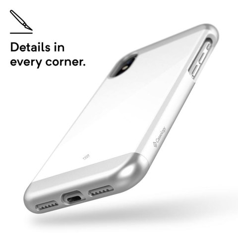 Caseology Savoy Case - Etui iPhone Xs / X (White) Caseology Savoy Case - Etui iPhone Xs / X (White)