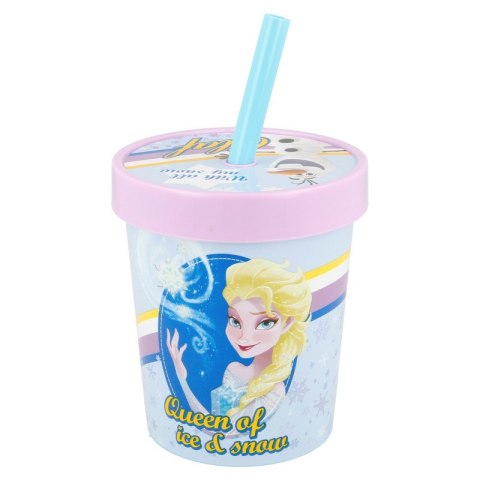 Frozen - Kubek do lodów ze słomką 560 ml Frozen - Kubek do lodów ze słomką 560 ml