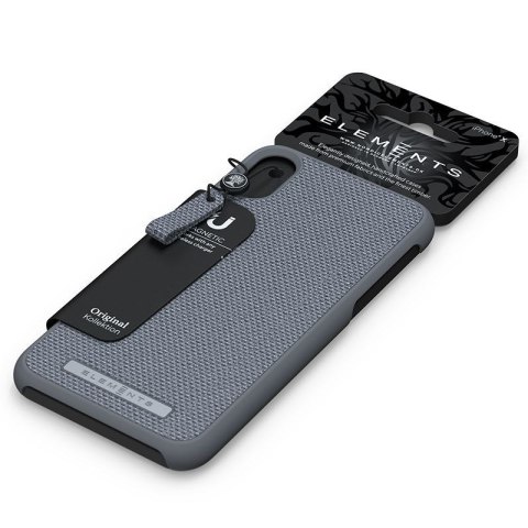 Nordic Elements Original Idun - Materiałowe etui iPhone XR (Mid Grey) Nordic Elements Original Idun - Materiałowe etui iPhone XR (Mid Grey)