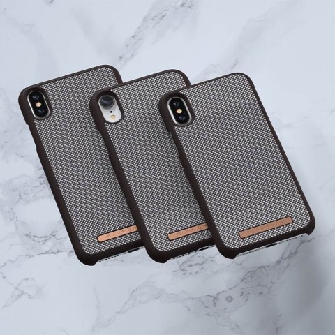 Nordic Elements Saeson Idun - Materiałowe etui iPhone XR (Dark Brown Pattern 1) Nordic Elements Saeson Idun - Materiałowe etui iPhone XR (Dark Brown Pattern 1)